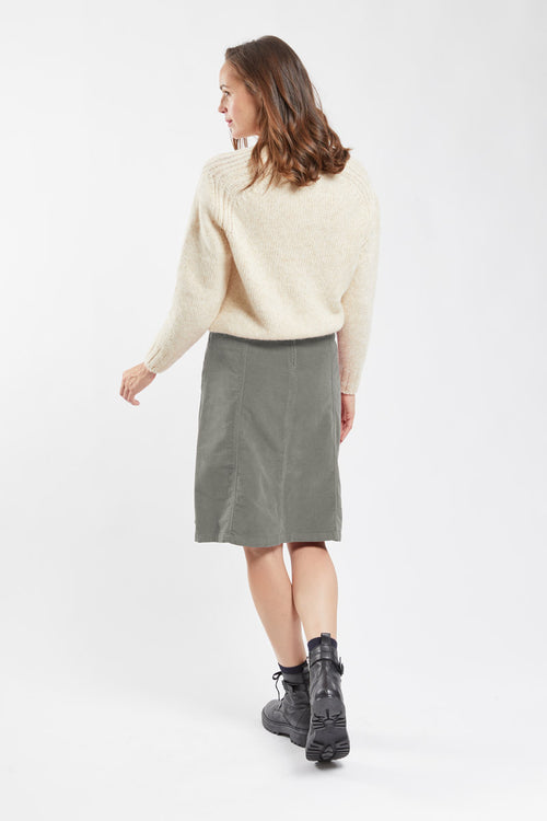 Mid-length skirt - velvet - Armor-lux - 2
