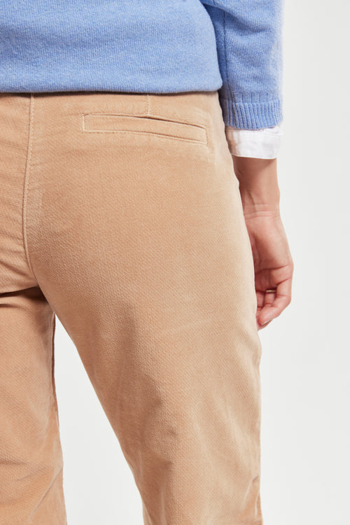 Straight cut trousers – velvet - Armor-lux - 4