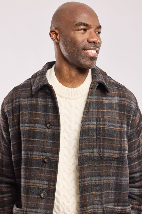 Veste à carreaux - drap de laine - Armor-lux - 2