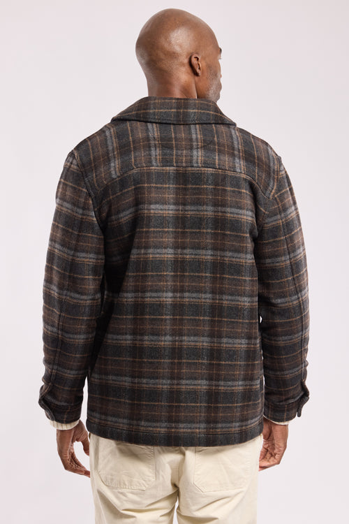 Veste à carreaux - drap de laine - Armor-lux - 3