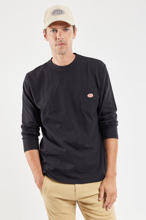 Heritage long-sleeved T-shirt - cotton - Armor-lux - 4
