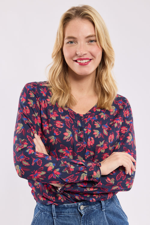 Bluse mit floralem Muster - Armor-lux - 2