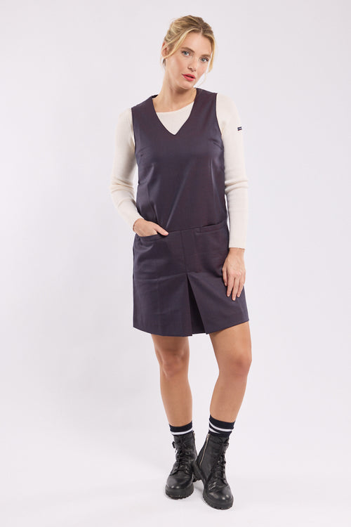 Ärmelloses kariertes Kleid - Armor-lux - 1