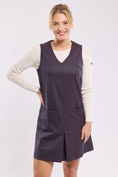Ärmelloses kariertes Kleid - Armor-lux - 2