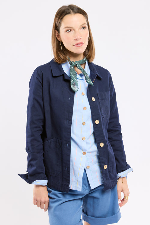Veste pêcheur Heritage - coton canvas - Armor-lux - 1