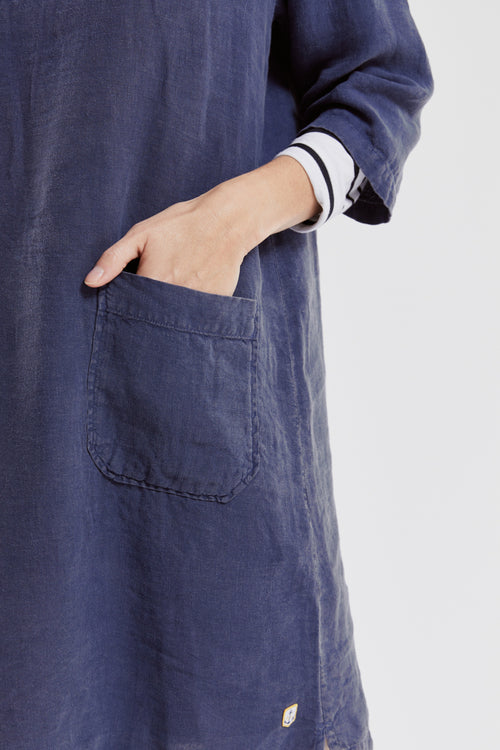 Heritage tunic dress - linen - Armor-lux - 4