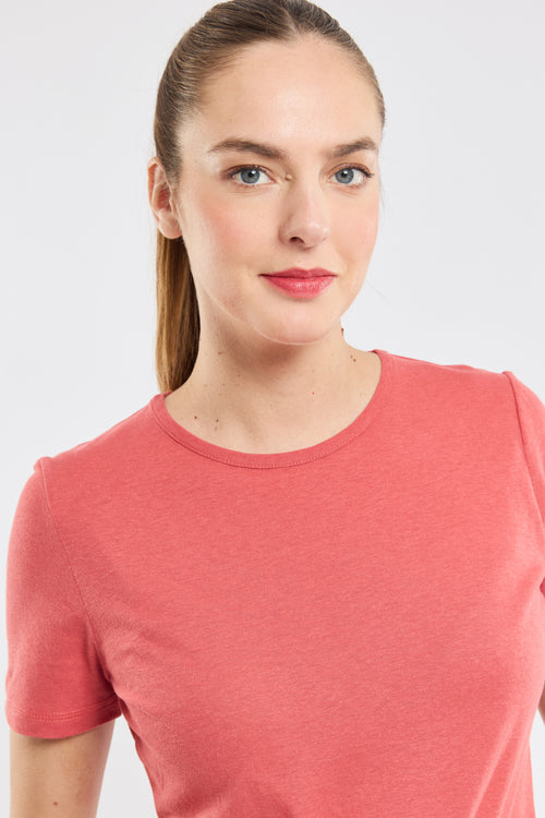 T-shirt uni - coton et lin - Armor-lux - 2