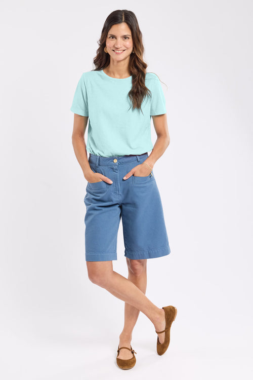 T-shirt uni - coton et lin - Armor-lux - 3