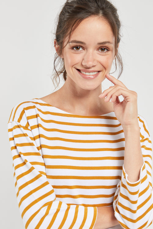 Gestreiftes Kleid Héritage – rustikale Baumwolle - Armor-lux - 5