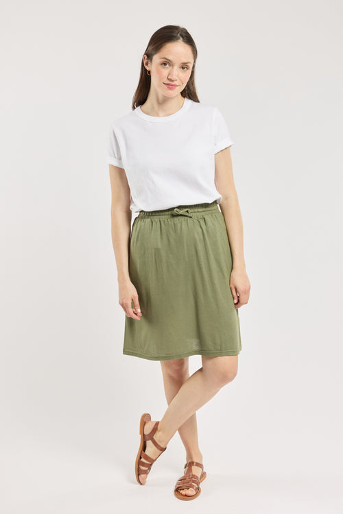 Rock mit elastischer Taille – Baumwolle und Leinen - Armor-lux - 1