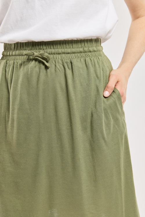 Rock mit elastischer Taille – Baumwolle und Leinen - Armor-lux - 2