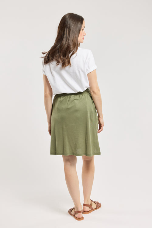 Rock mit elastischer Taille – Baumwolle und Leinen - Armor-lux - 3