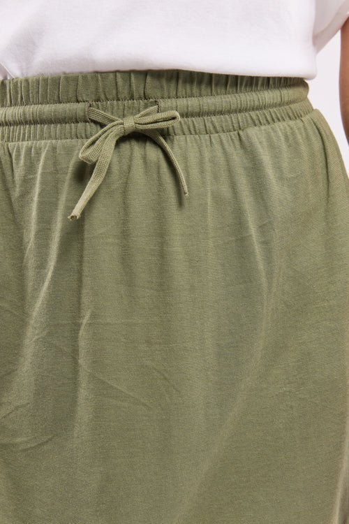 Elasticated waist skirt - cotton and modal - Armor-lux - 2