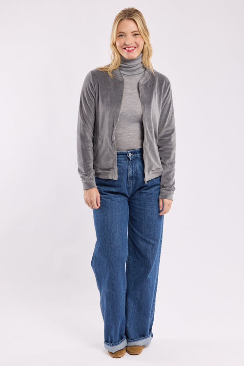 Veste zippée - velours ras - Armor-lux - 4