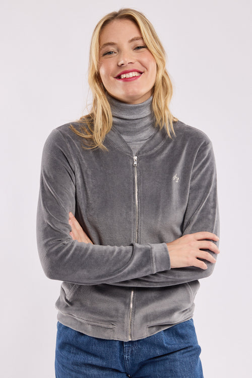 Veste zippée - velours ras - Armor-lux - 6