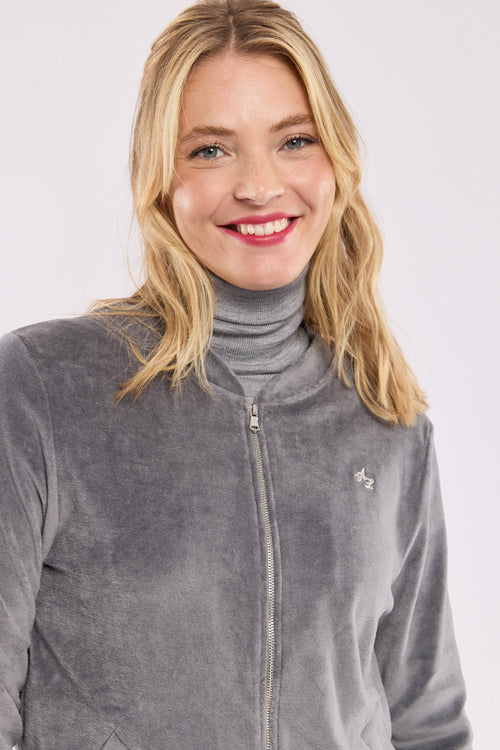 Veste zippée - velours ras - Armor-lux - 2