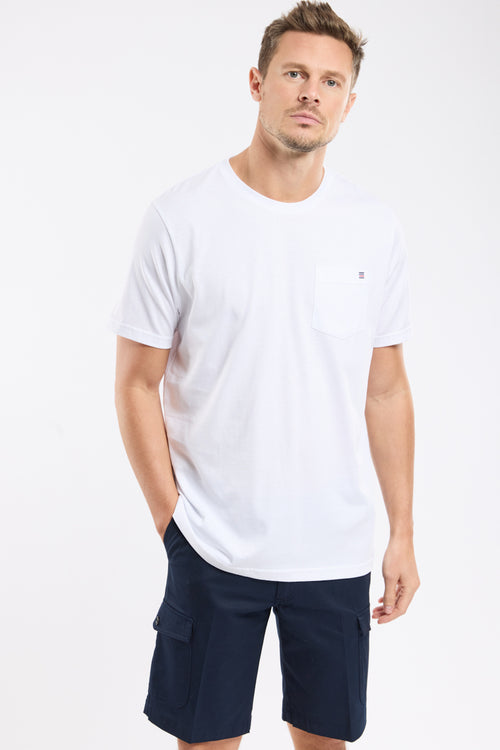 T-shirt avec poche - coton léger - Armor-lux - 1