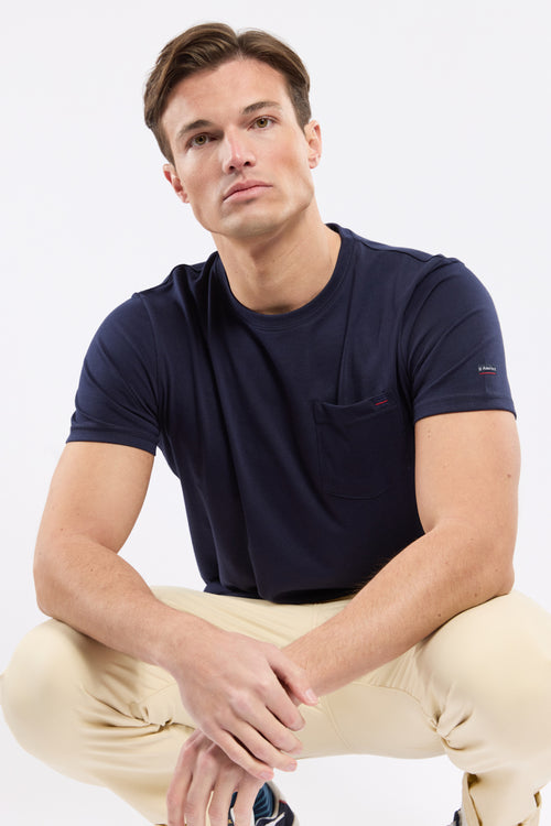 T-Shirt mit Tasche – leichte Baumwolle - Armor-lux - 1