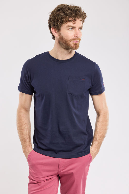 T-shirt avec poche - coton léger - Armor-lux - 1