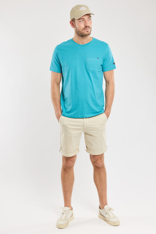 T-Shirt mit Tasche – leichte Baumwolle - Armor-lux - 4