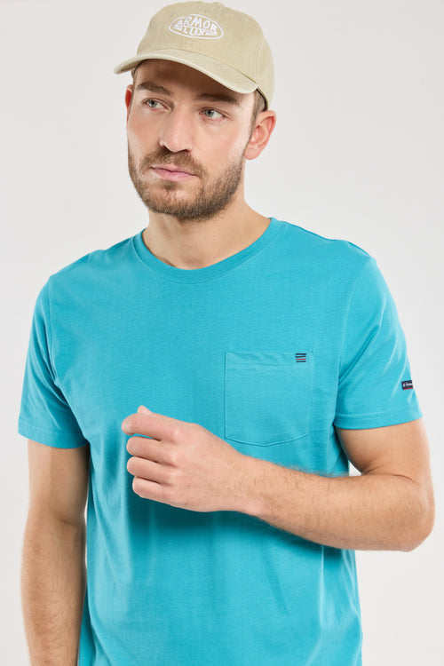 T-Shirt mit Tasche – leichte Baumwolle - Armor-lux - 3