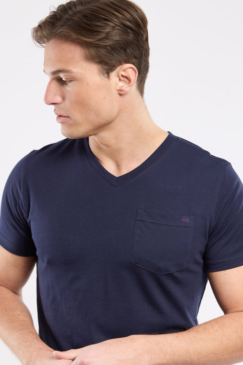 T-shirt col V - coton léger - Armor-lux - 2