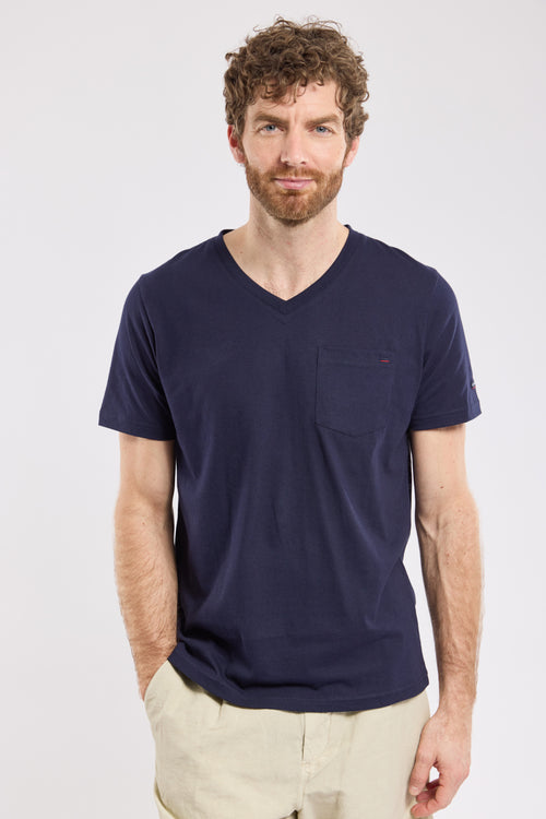 T-shirt col V - coton léger - Armor-lux - 4