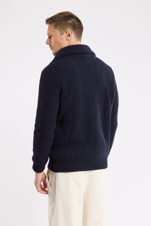 Heritage zip-neck jumper - wool - Armor-lux - 5