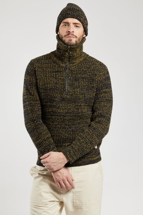 Zip-neck jumper - wool - Armor-lux - 2