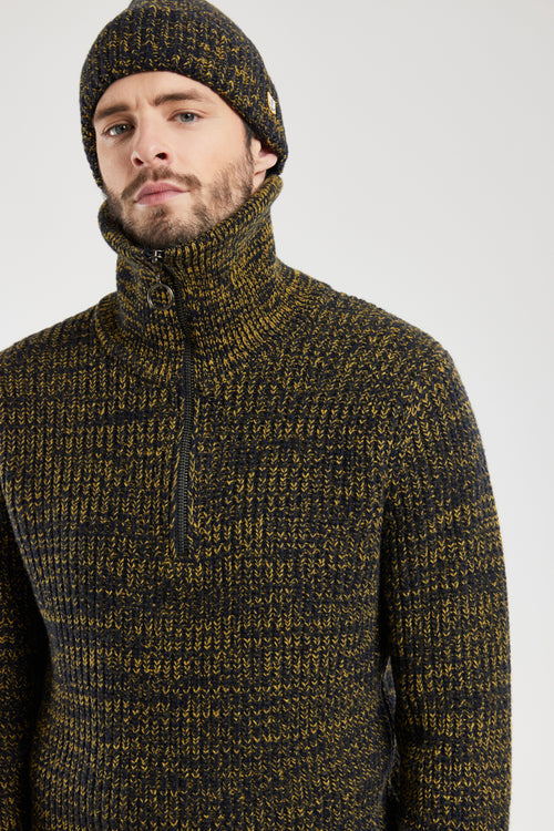 Zip-neck jumper - wool - Armor-lux - 1