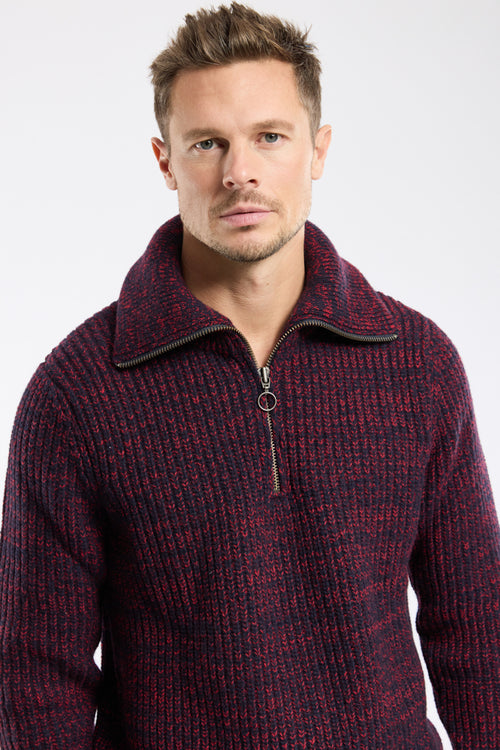 Zip-neck jumper - wool - Armor-lux - 2