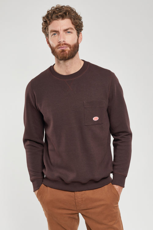 Sweat avec poche Héritage - coton issu de l