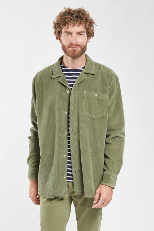 Surchemise manches longues - velours - Armor-lux - 1