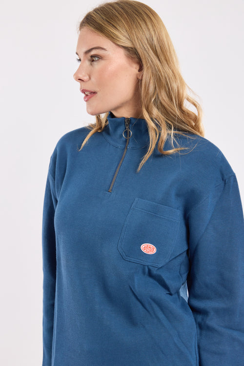 Sweatshirt mit Stehkragen Héritage – Baumwolle aus biologischem Anbau - Armor-lux - 4