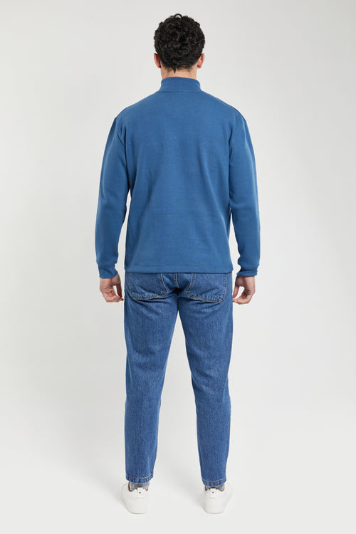 Heritage zip-neck sweatshirt – organic cotton - Armor-lux - 3