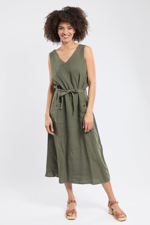Ärmelloses Kleid – Leinen - Armor-lux - 1