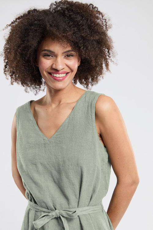 Langes Kleid – Leinen - Armor-lux - 2