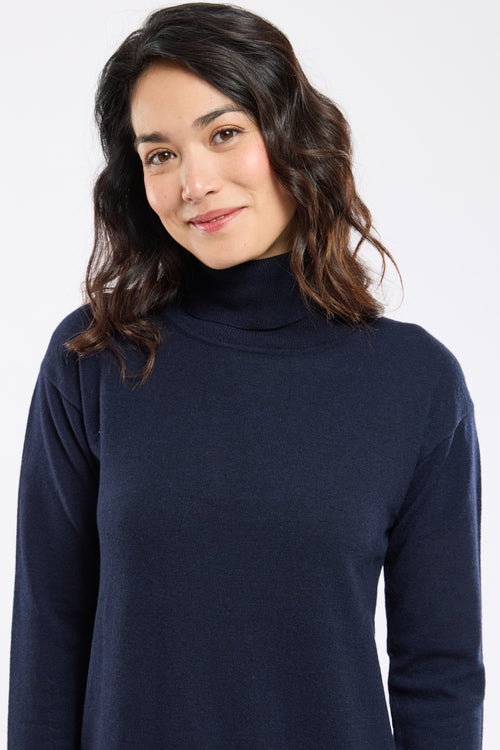 Robe col roulé Héritage - laine et cachemire - Armor-lux - 2