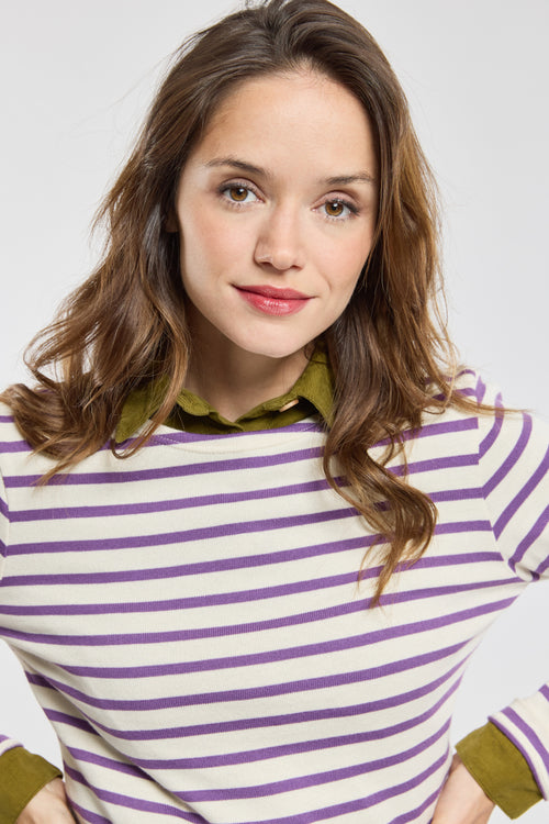 Breton striped shirt - rustic cotton - Armor-lux - 2