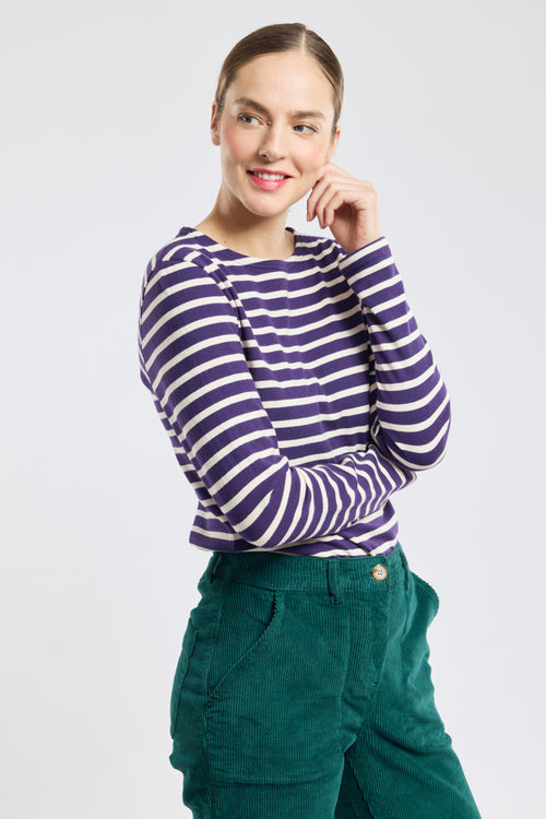 Breton striped shirt Heritage - organic rustic cotton - Armor-lux - 4