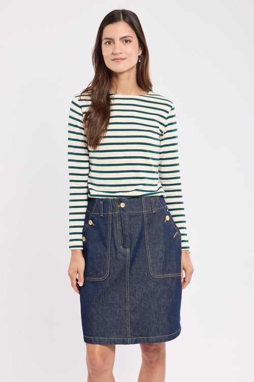 Breton striped shirt Heritage - rustic organic cotton - Armor-lux - 2