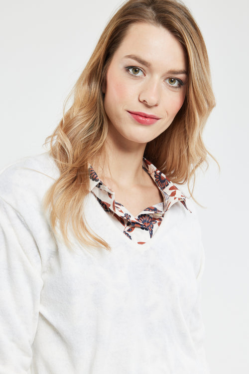 V-neck jumper – wool - Armor-lux - 2