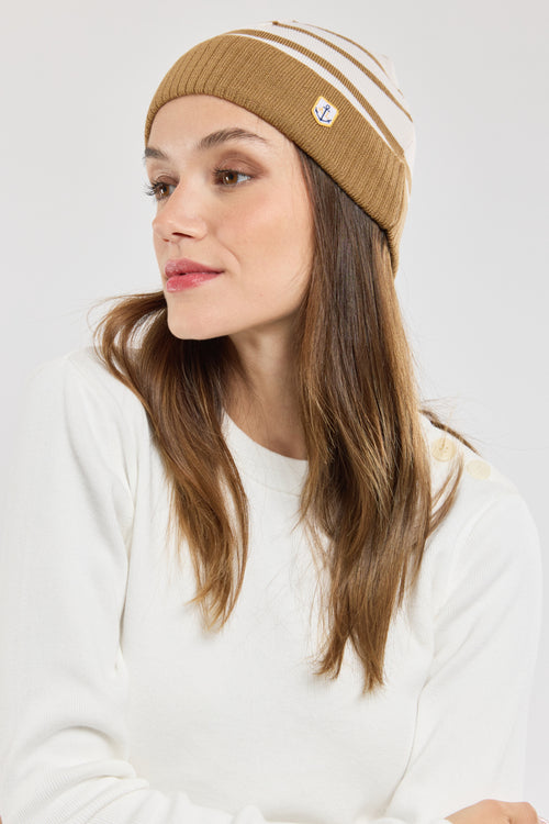 Bonnet rayé Héritage - laine - Armor-lux - 1