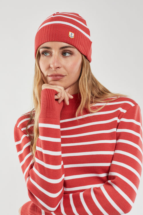 Bonnet rayé - laine - Armor-lux - 1