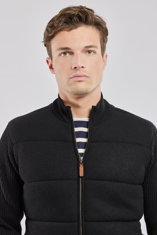 Veste matelassée maille - laine - Armor-lux - 2