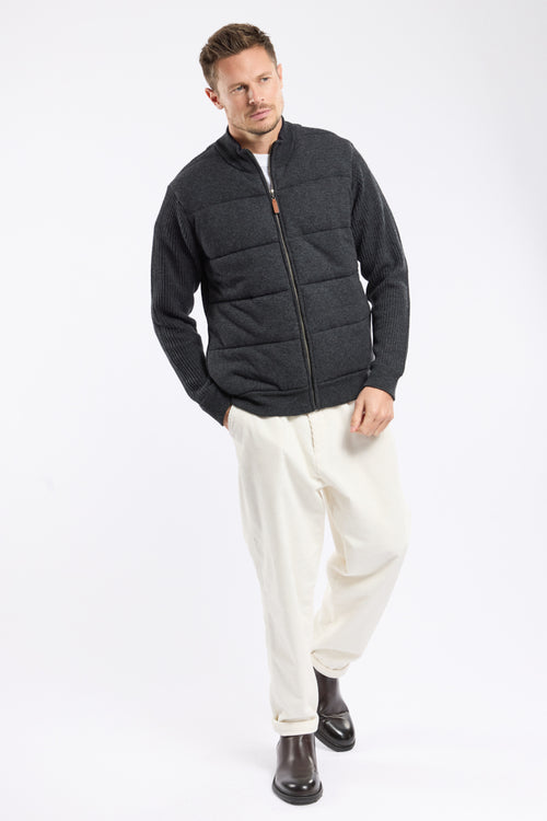 Gesteppte Strickjacke - Wolle - Armor-lux - 3