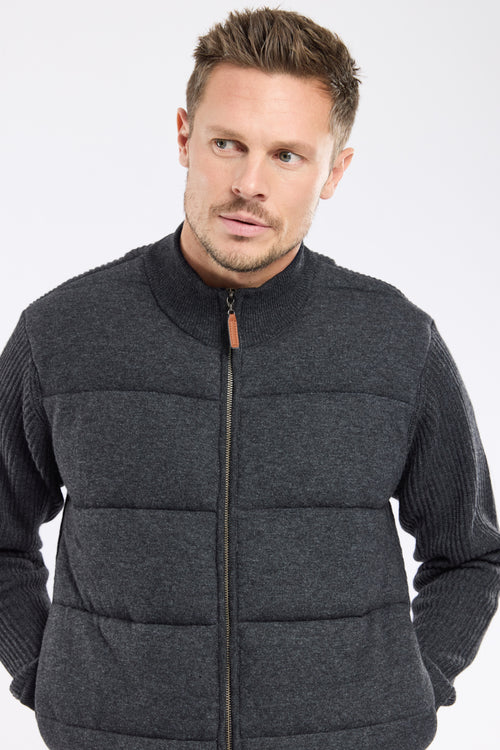 Gesteppte Strickjacke - Wolle - Armor-lux - 6