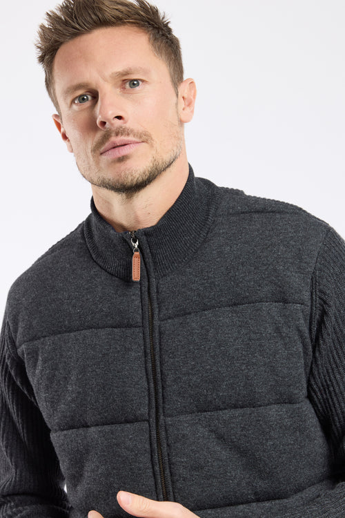 Gesteppte Strickjacke - Wolle - Armor-lux - 2