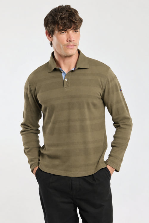 Polo rayures fantaisie - coton - Armor-lux - 1