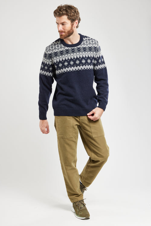 Jacquard jumper - recycled wool - Armor-lux - 4